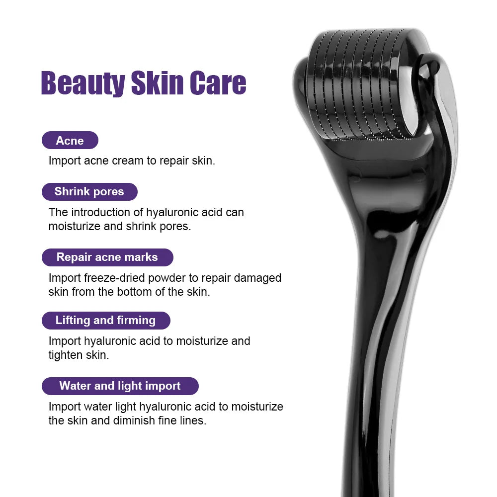 Natural Men Beard Growth Derma Roller