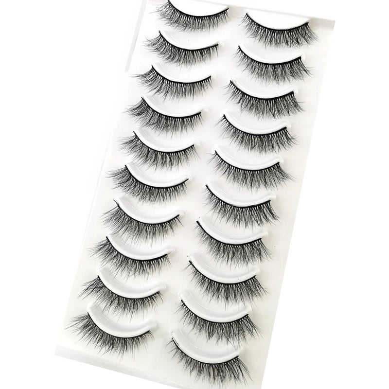 10 Pairs 3D Faux Mink Lashes