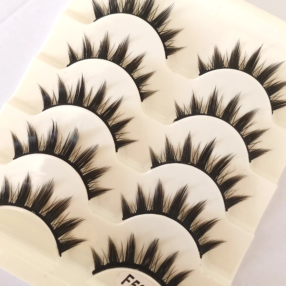 5 pair Tapered Exaggerated Eyelashes