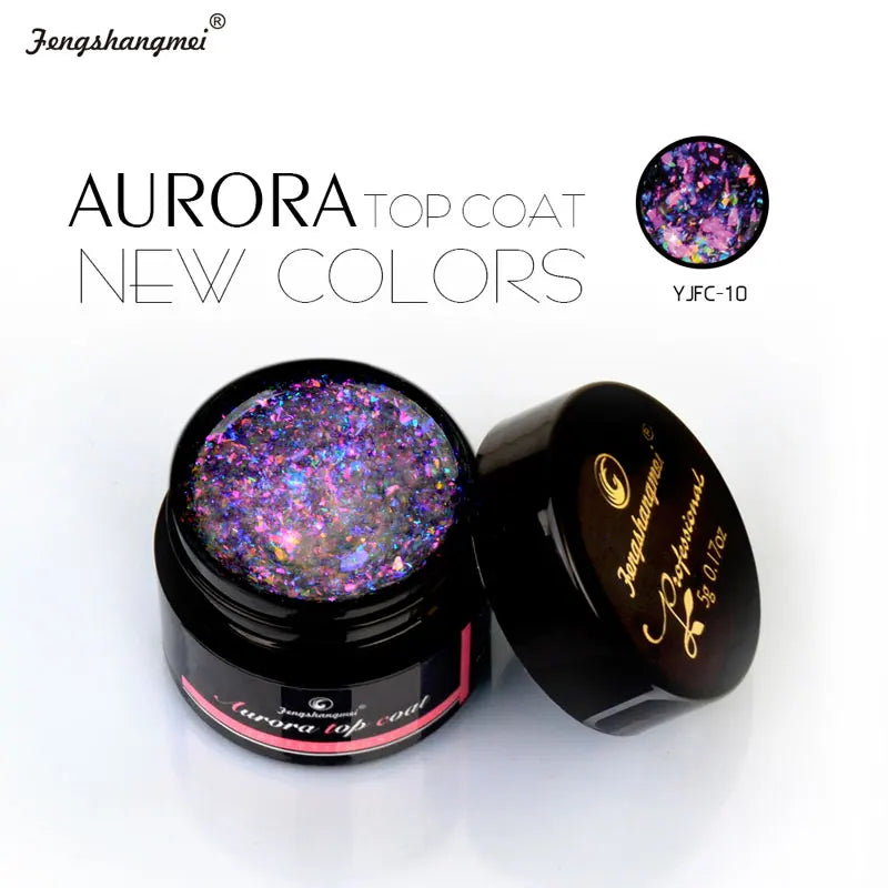Aurora Gel Nail Polish Top Coat