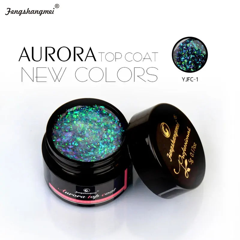 Aurora Gel Nail Polish Top Coat