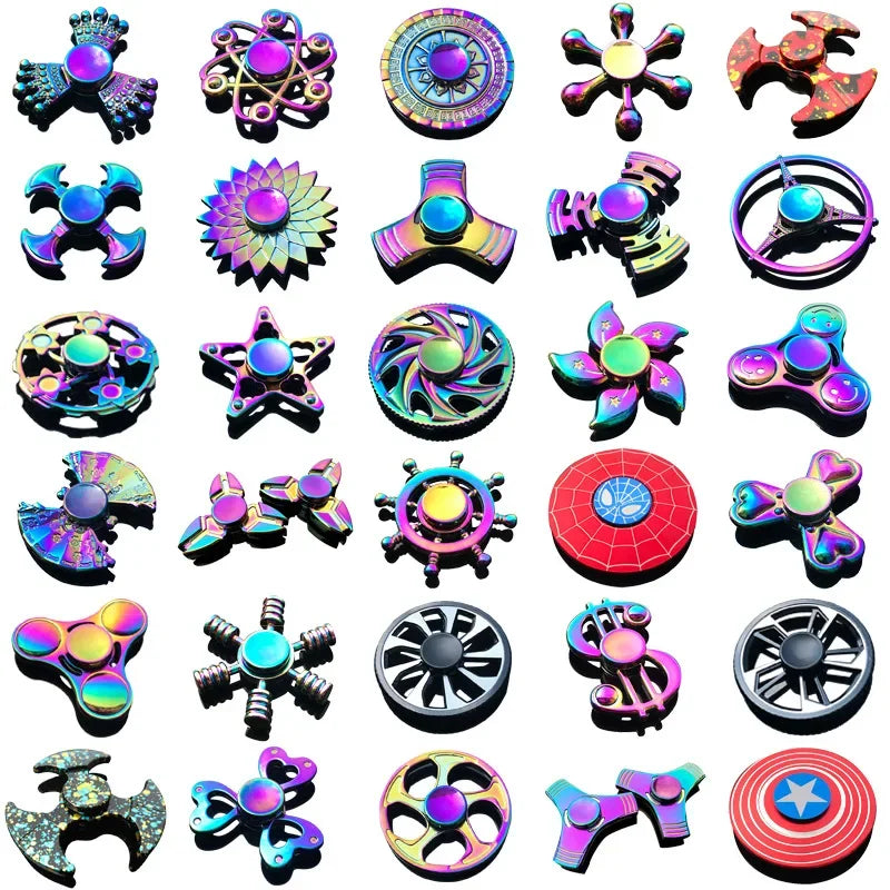 Fidget Spinner Colorful Metal