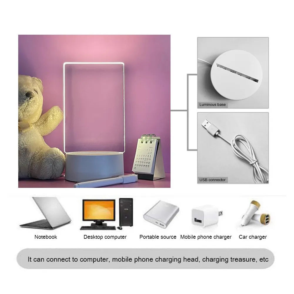 Transparent Luminous Night Light