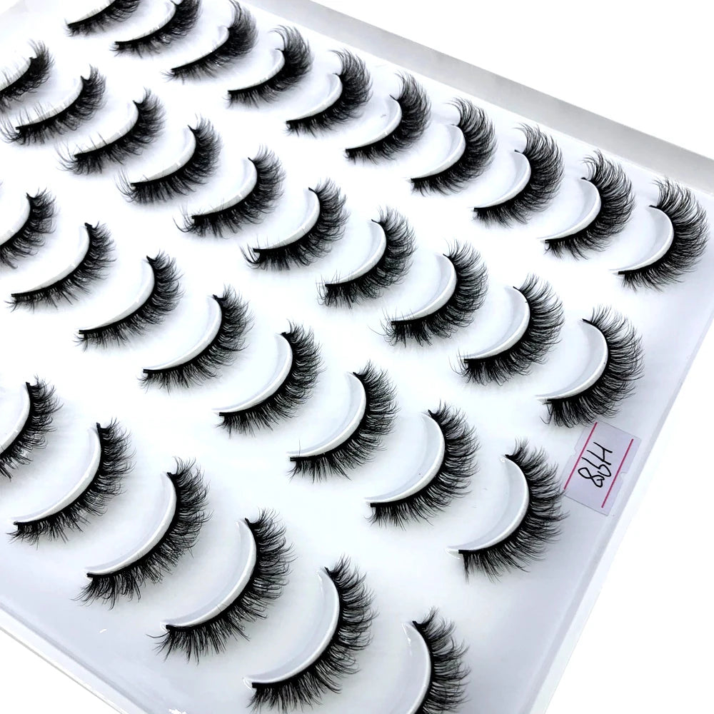 Fluffy faux mink eyelashes