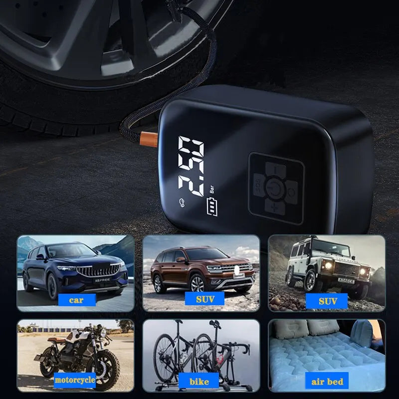 Electric Wireless Car Air Compressor