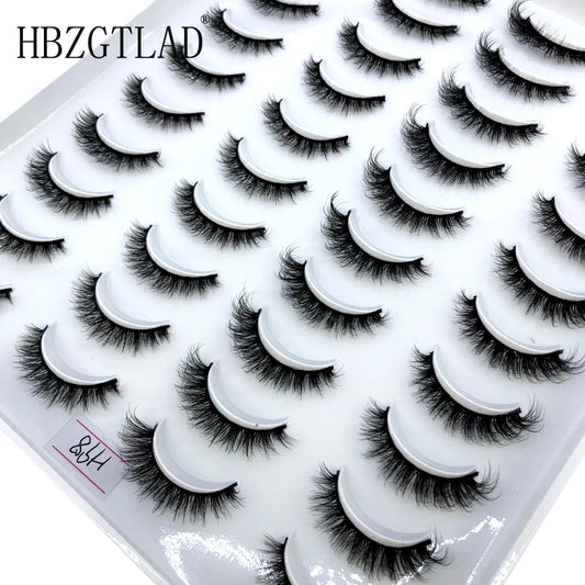 Fluffy faux mink eyelashes