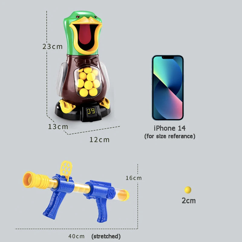 Hungry Shooting Duck